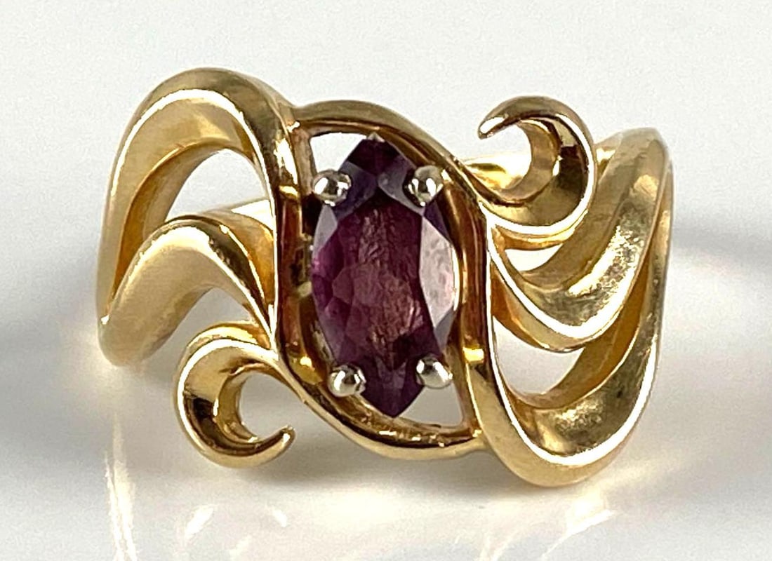 14K Gold Amethyst Ring (1 of 6)
