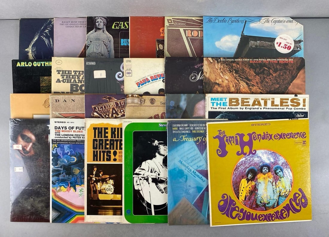 Group of 80+ Golden Years Vinyl Records and 45s (1 of 3)