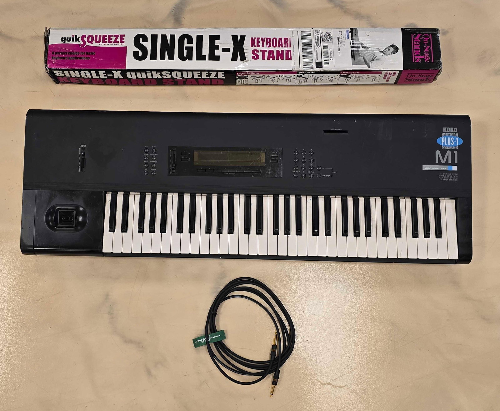 Korg Plus 1 M1 Music Workstation Electronic Keyboard with Stand and Cord (1 of 7)