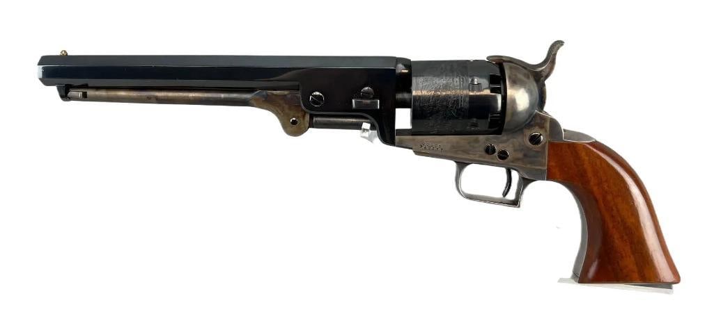 Colt Black Powder Series Model 1851 Navy .36 cal. Percussion Revolver: Serial Number 11935, Excellent Condition with Minor Scratches and Handling Marks. 7 1/2 inch Barrel. Manufactured in 1974