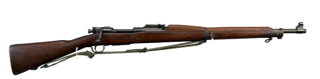 WW2 U.S. Rock Island Arsenal Model 1903 30-06 cal. Bolt Action Rifle: Serial Number 114219, Clean Bore with Rifling Present, Very Good Condition, RIA FK Cartouche as well as another on the stock, Barrel is Marked RIA with the Flaming Bomb Ordnance Dept Insignia and Date