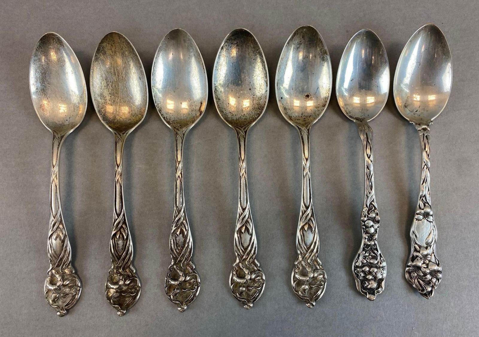 Group of 7 Sterling Silver Spoons (1 of 5)