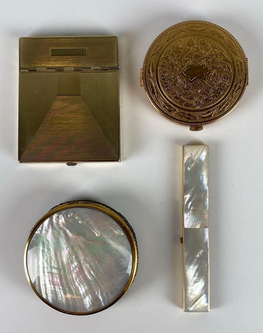 Group of 4 Vintage Makeup Compacts and More (1 of 3)