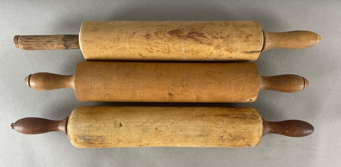 Group of 3 Wood Rolling Pins (1 of 3)