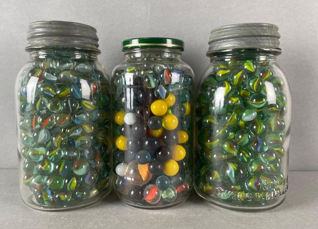 Large Group of Glass Marbles (1 of 2)