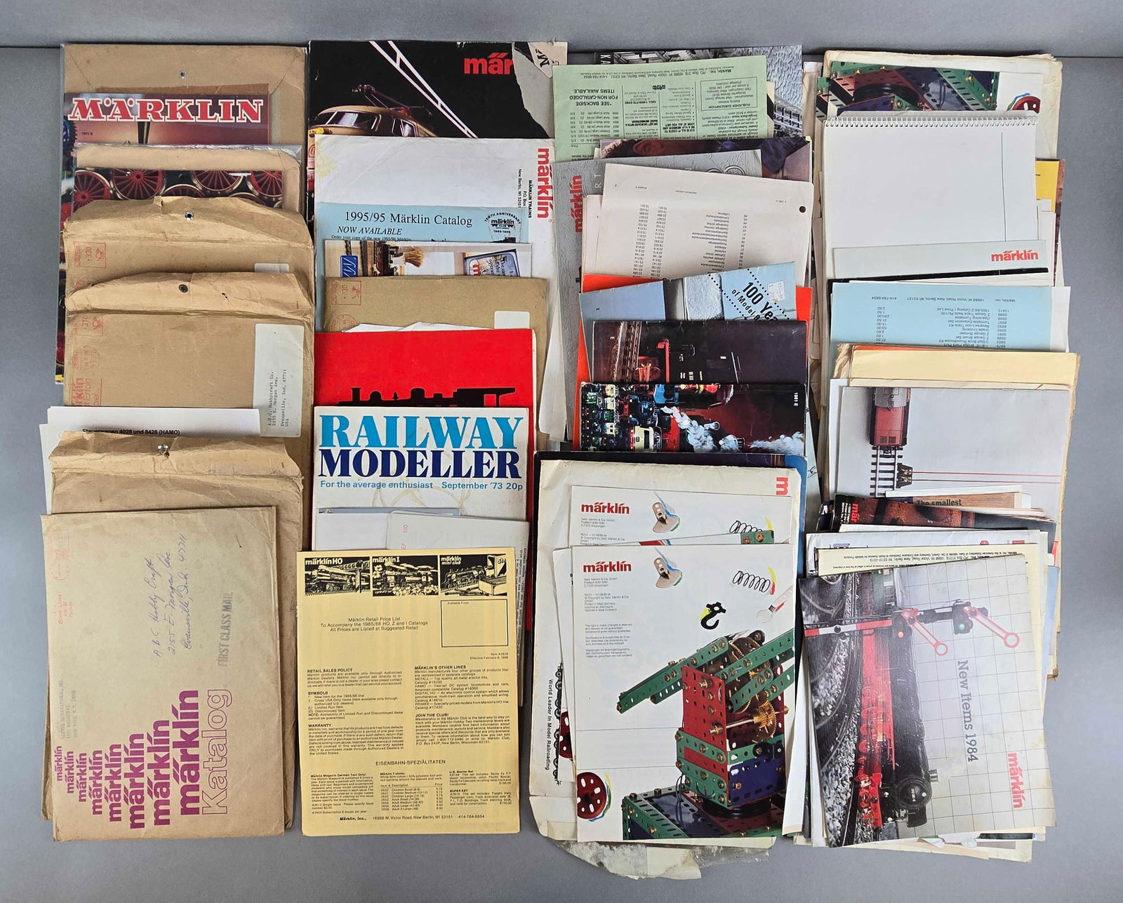 Group of 40+ Marklin Model Train Ephemera and More (1 of 3)