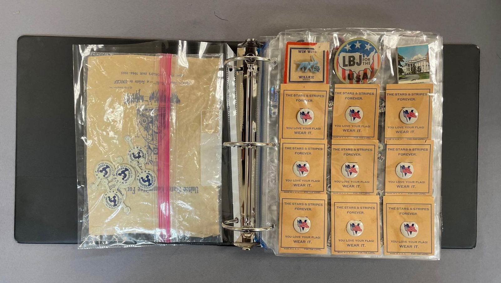 Large Group of Political Buttons and Ephemera (1 of 8)