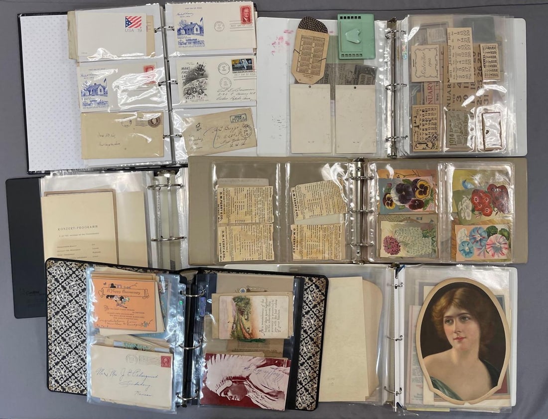 Binders of Assorted Ephemera (1 of 8)
