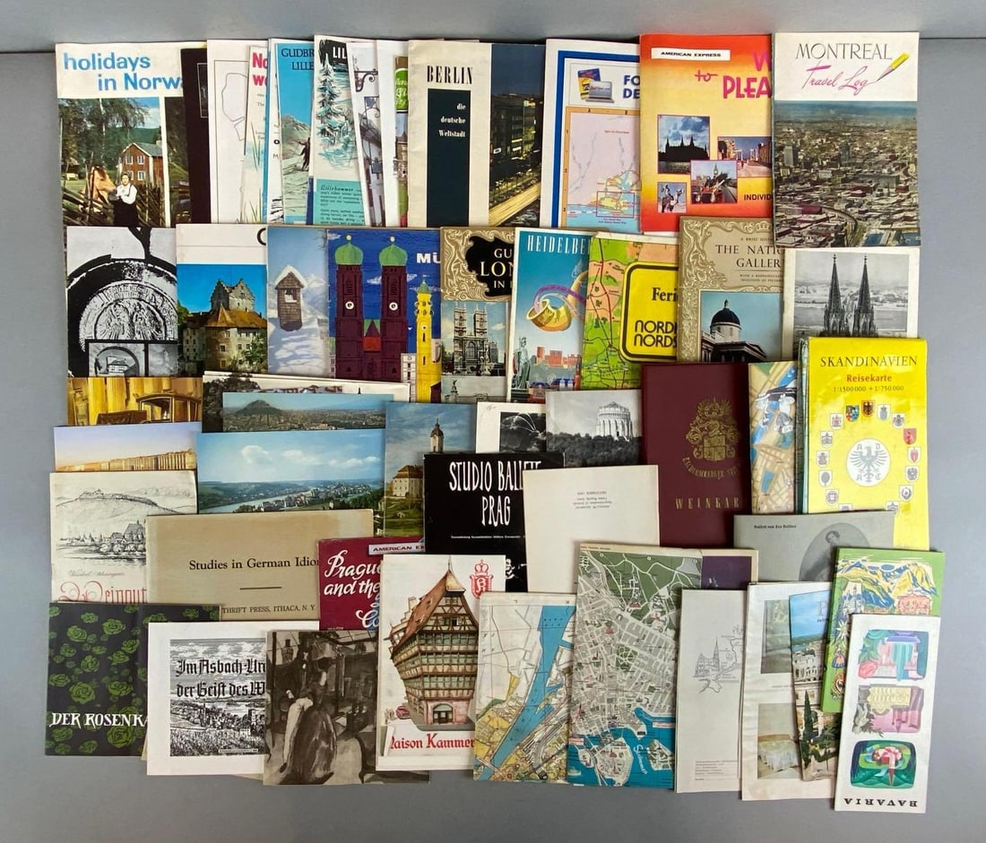 Group of 60+ European Travel Guides and More (1 of 2)