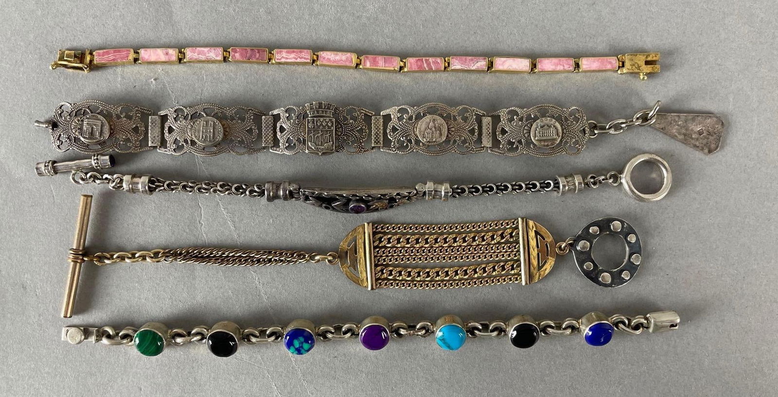 Group of 5 Costume Jewelry Bracelets (1 of 2)