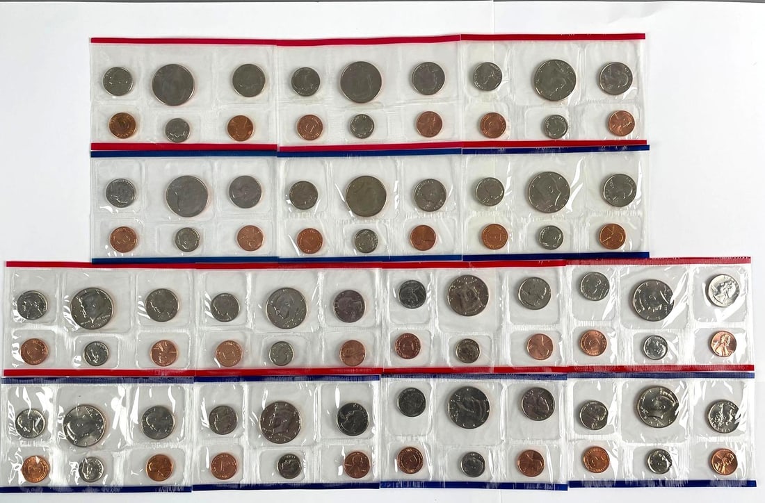 Group of 7 United States Mint Uncirculated Coin Sets (1 of 3)