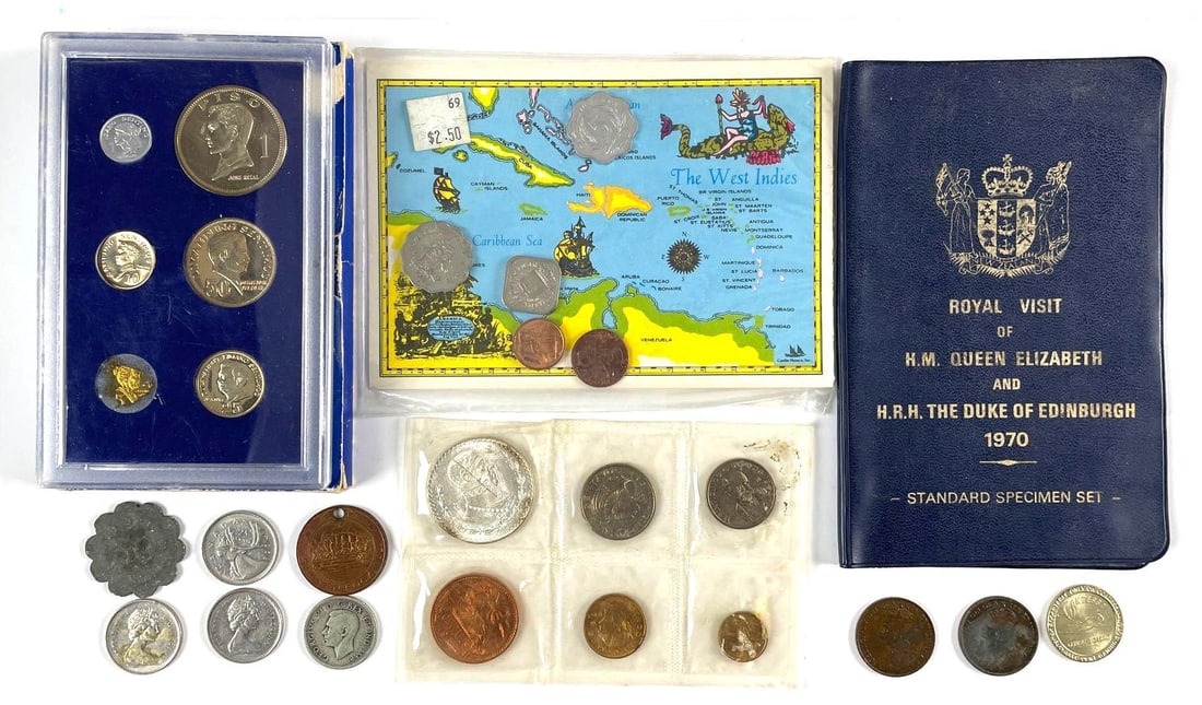 Group of 30+ Foreign Coins (1 of 3)