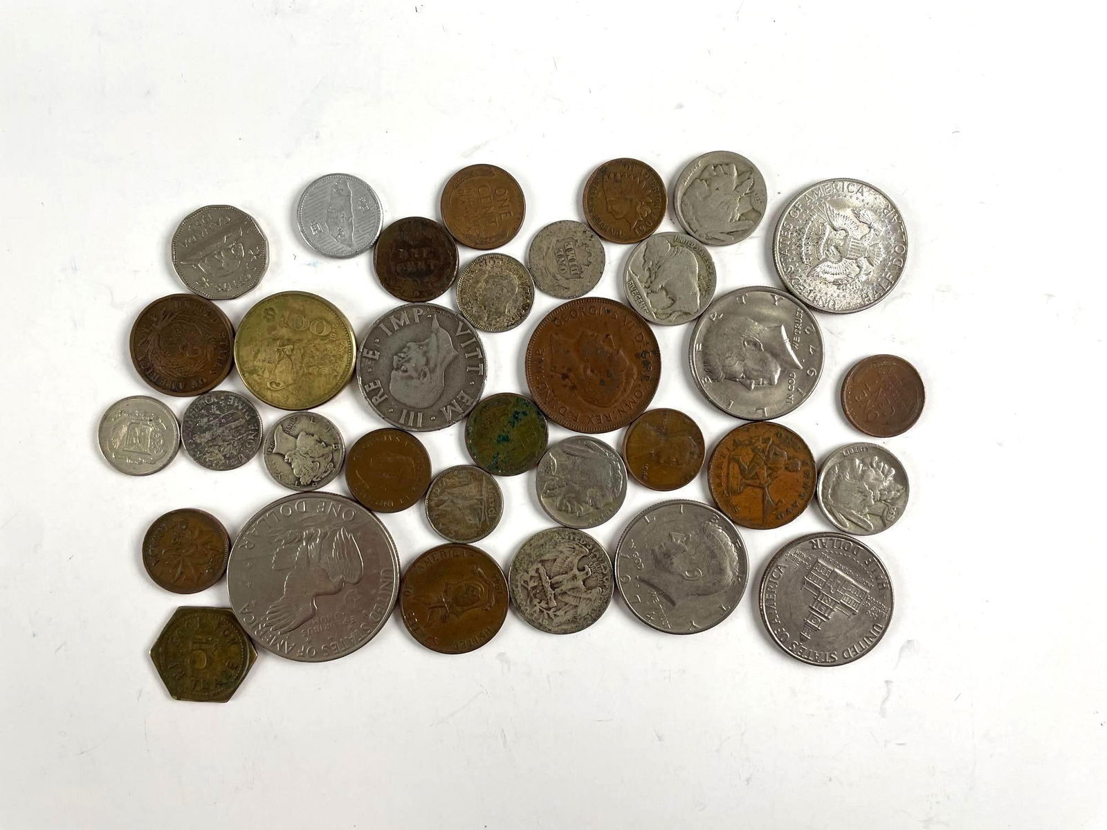 Group of 30+ Assorted Coins (1 of 3)
