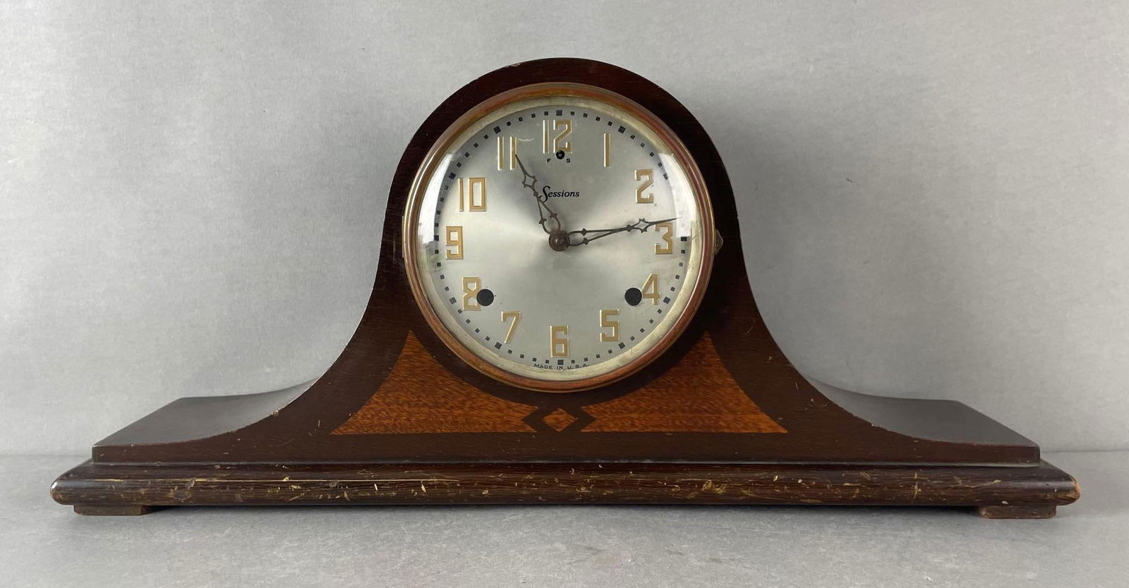 Sessions Dulciana Wood Wind-Up Mantel Clock (1 of 5)