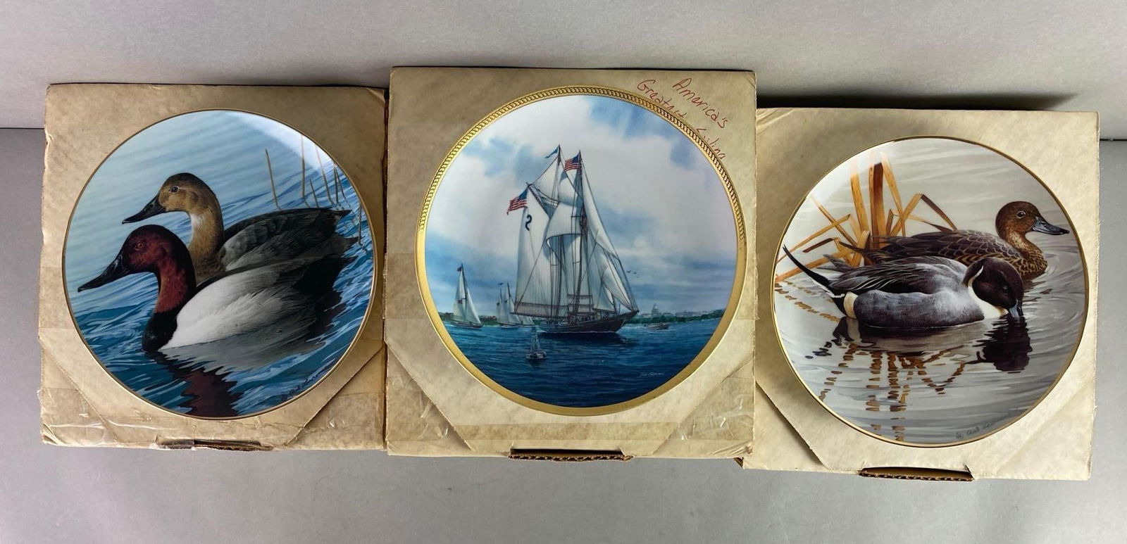 Group of 10 Rod Lawrence Hamilton Collection Decorative Plates (1 of 5)