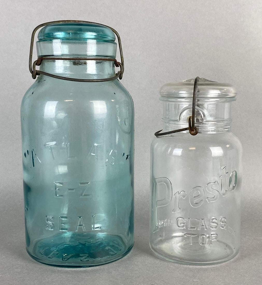 Group of 2 Glass Jars (1 of 6)