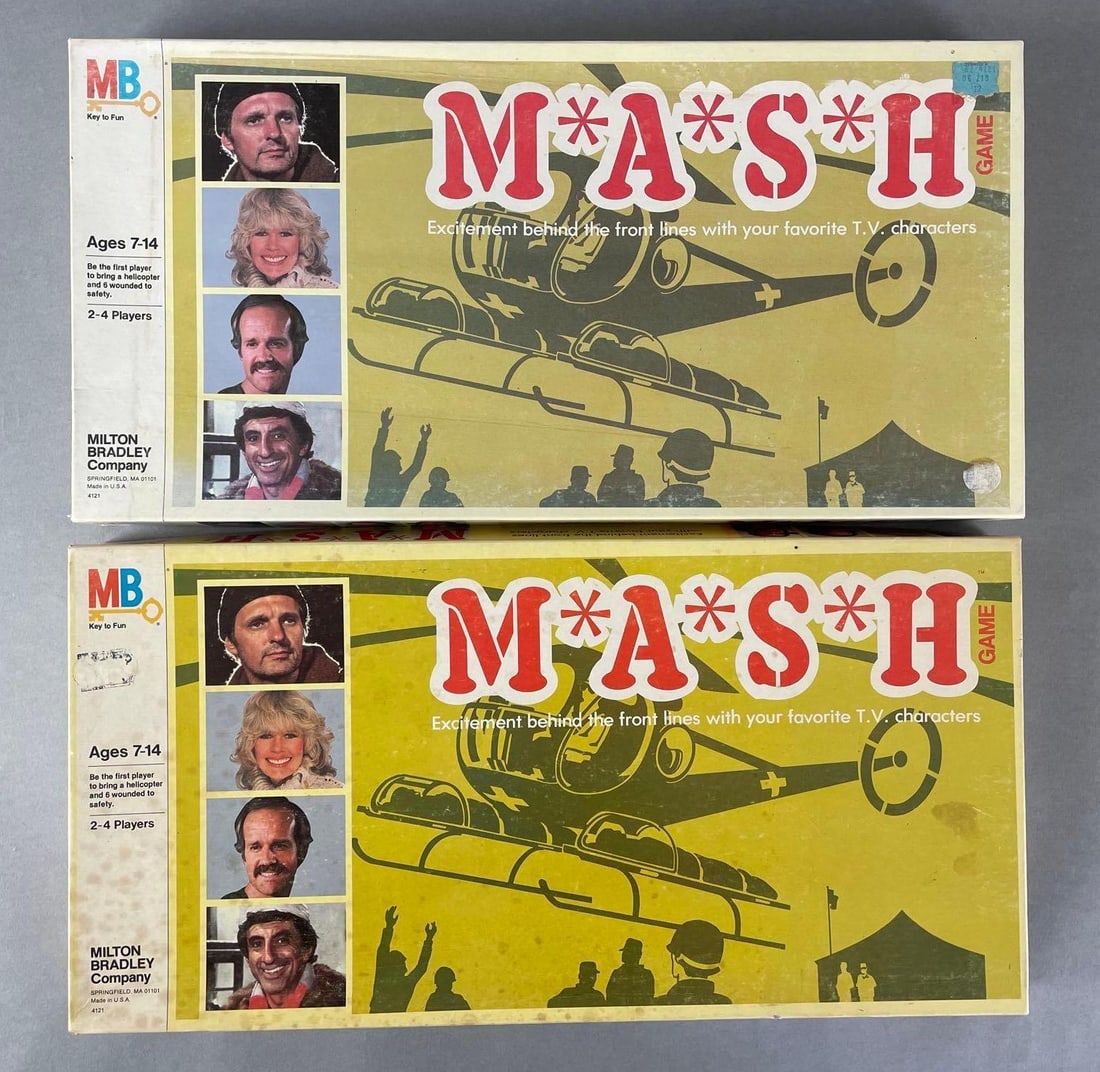 Group of 2 Milton Bradley M.A.S.H. Board Games (1 of 4)