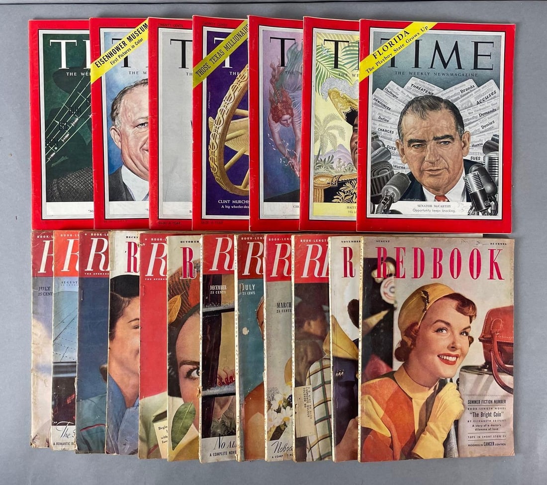 Group of Redbook, and Time Magazines (1 of 4)