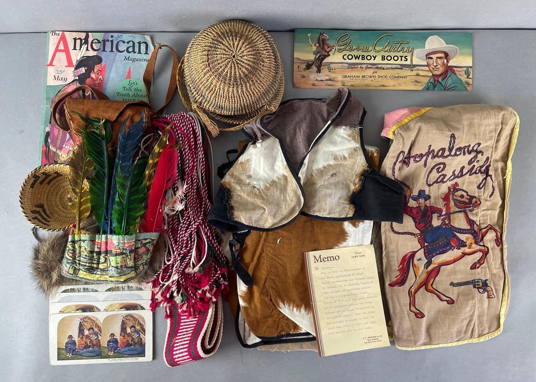 Group of Native American and Childrens Cowboy Items (1 of 3)