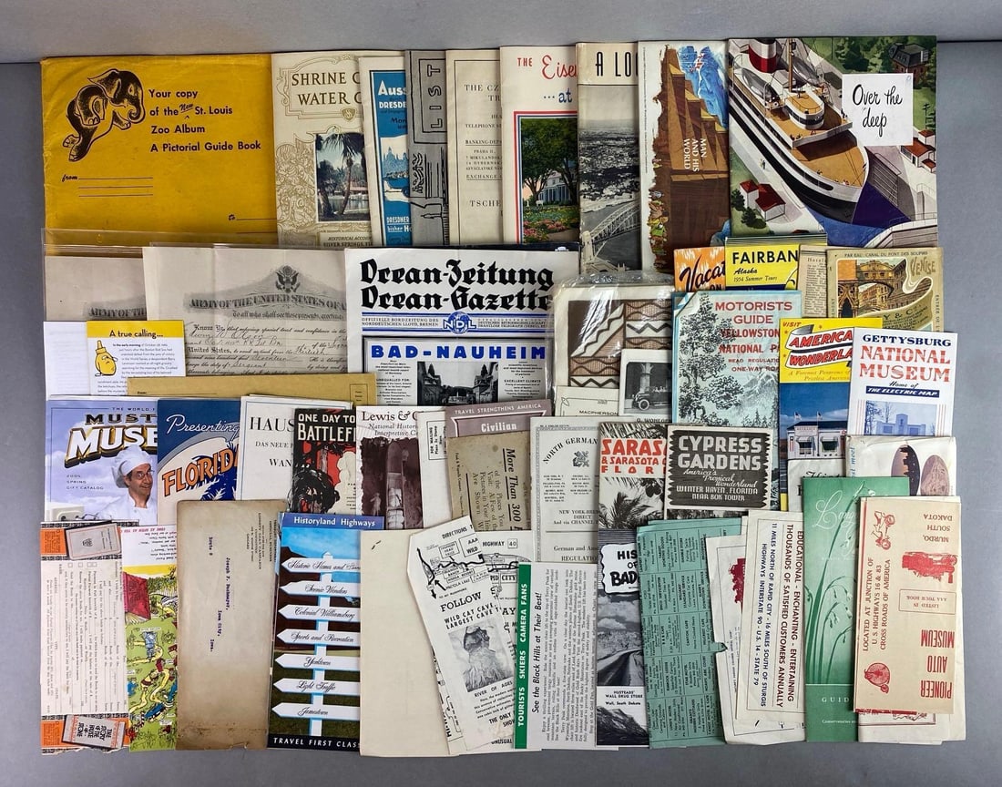 Group of 70+ Assorted Travel Pamphlets and More (1 of 3)