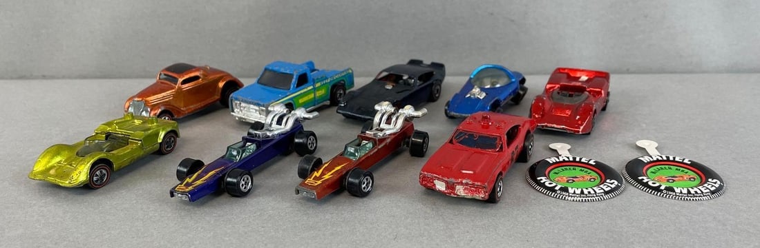 Group of 9 Vintage Mattel Hot Wheels Redline Diecast Vehicles (1 of 3)