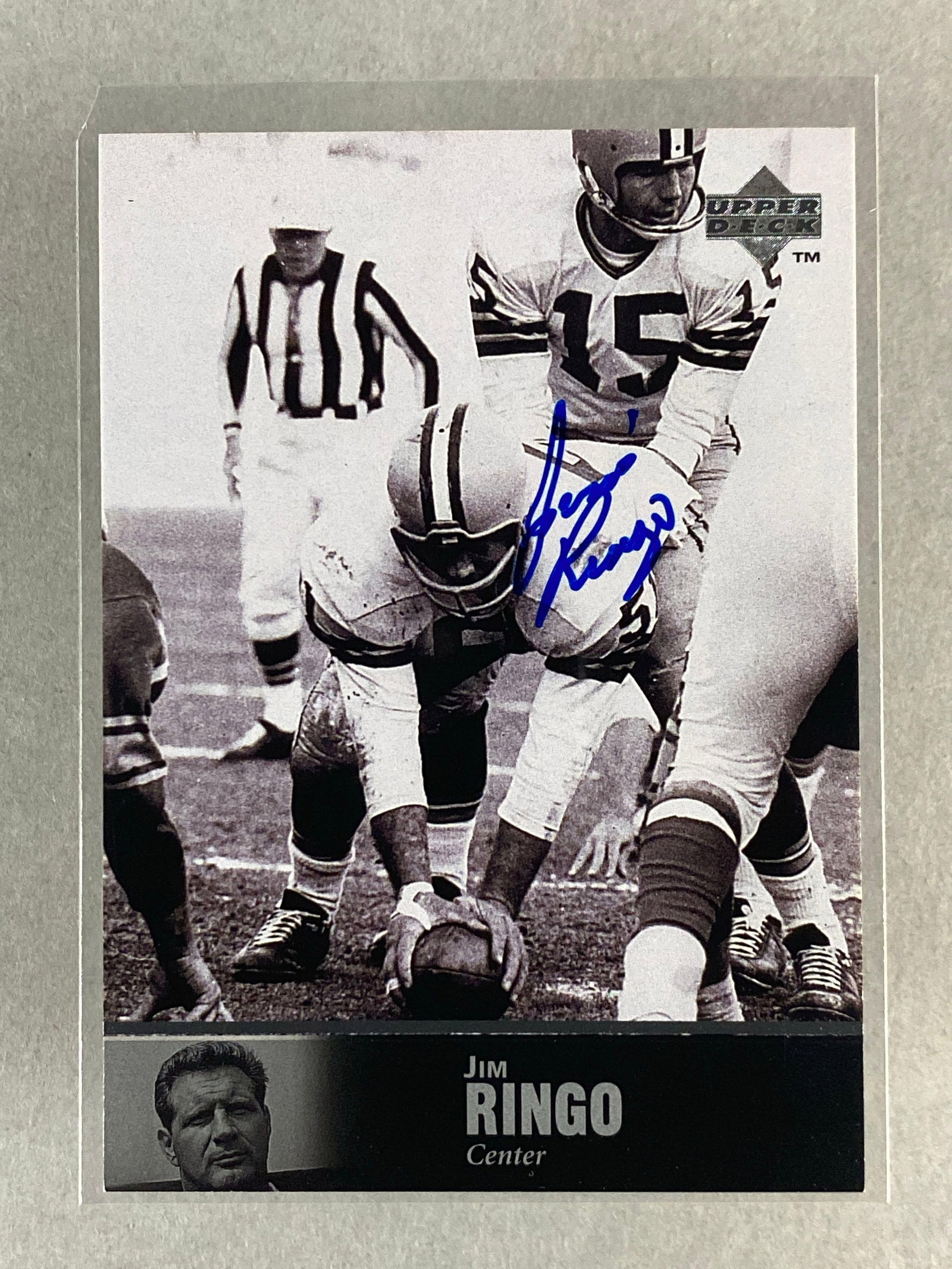 1997 Upper Deck Legends Auto Jim Ringo #AL-16: 1997 Upper Deck Legends Auto Jim Ringo #AL-16