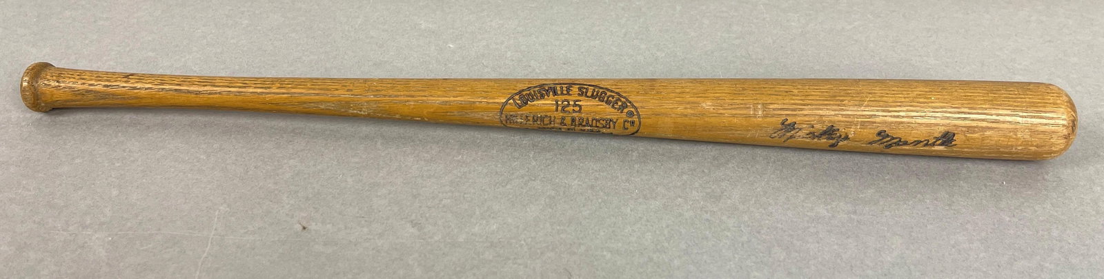 1950s - 60 Mickey Mantle Louisville Slugger Hillerich and Bradsby Mini Bat: 1950s - 60 Mickey Mantle Louisville Slugger Hillerich and Bradsby Mini Bat, 16 inches