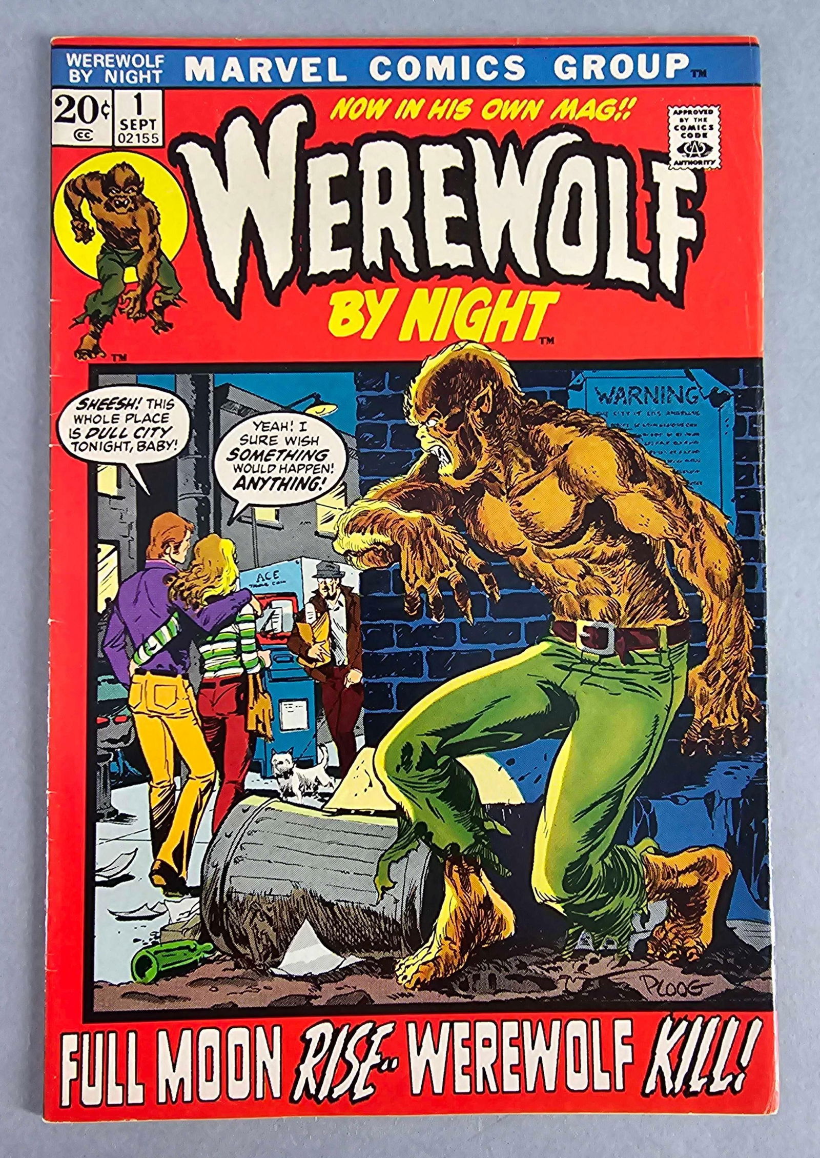 Marvel Comics Werewolf By Night No. 1 (1 of 8)