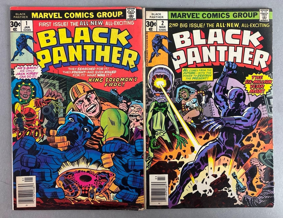 Group of 2 Marvel Comics Black Panther No. 1 - 2 (1 of 10)