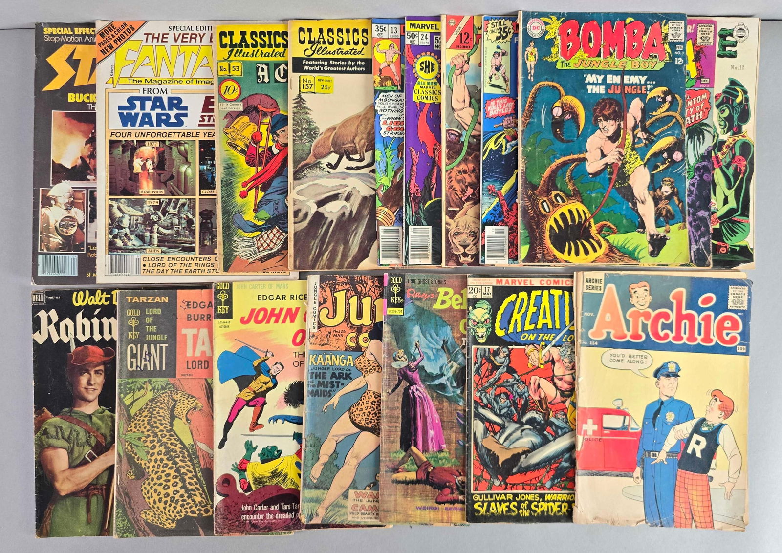 Group of 18 Assorted Comic Books  and Magazines (1 of 3)