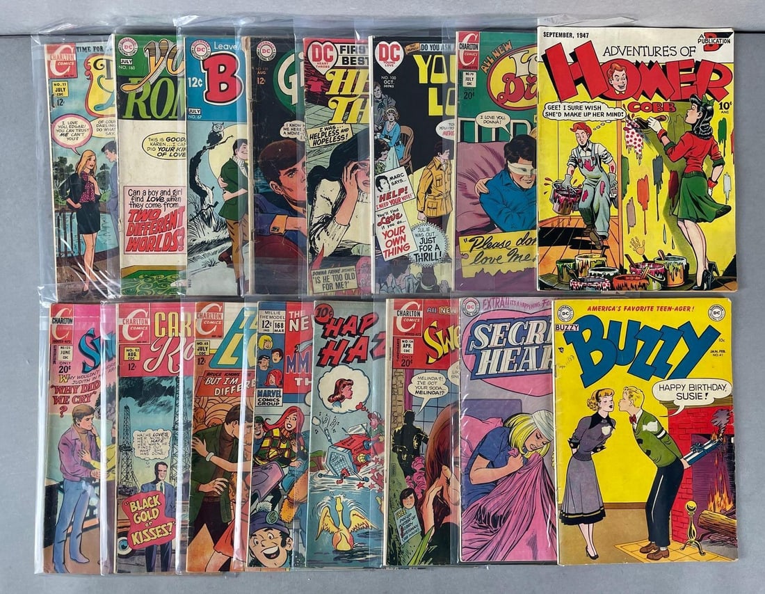 Group of 16 Assorted Romance Comic Books (1 of 3)