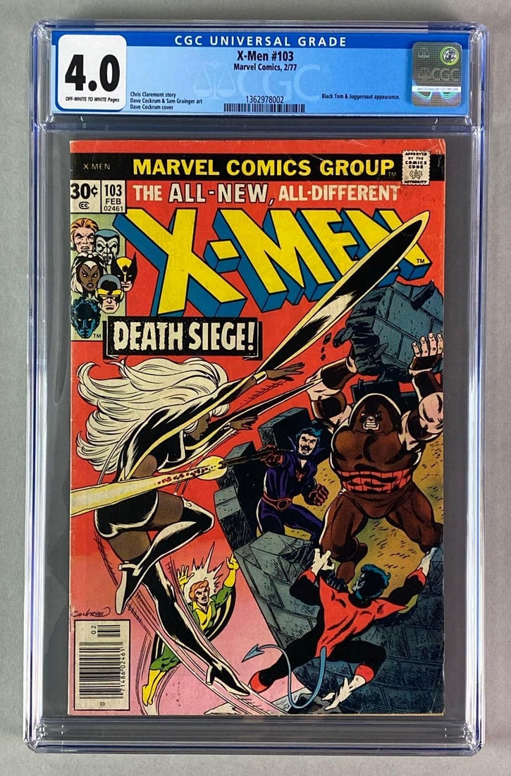 CGC Graded Marvel Comics X-Men No. 103 (1 of 7)