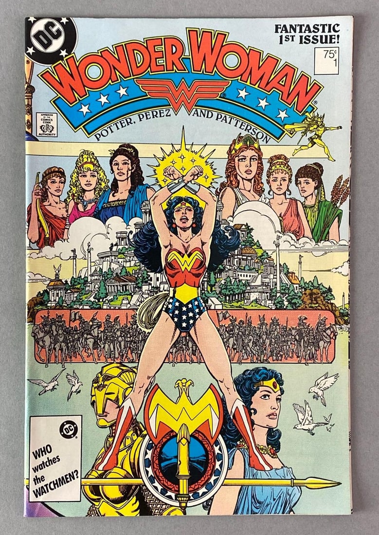 DC Comics Wonder Woman No. 1: 1986, Modern Age, $.75, Bagged and boarded.