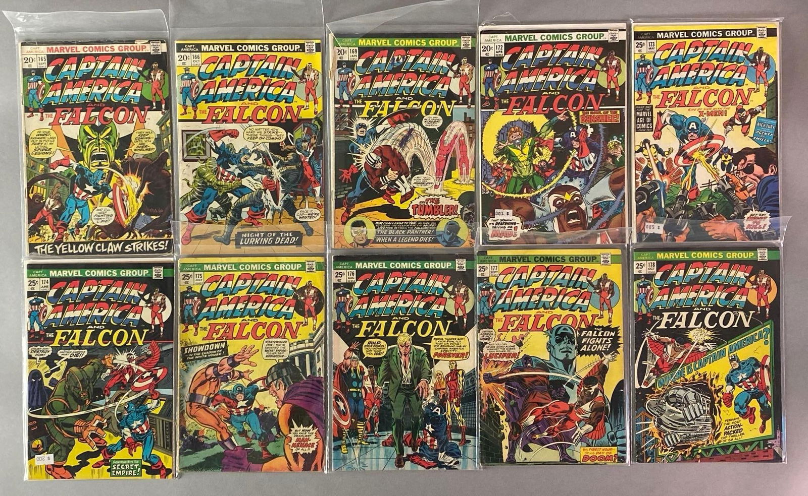 Group of 10 Marvel Captain America Comic Books (1 of 3)