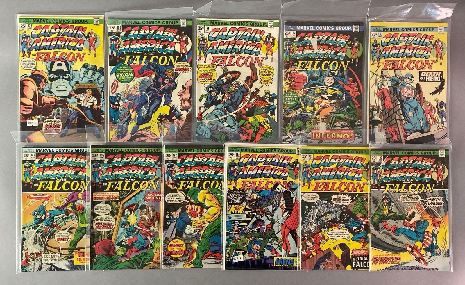 Group of 10 Marvel Captain America Comic Books (1 of 3)