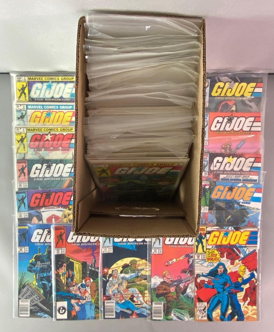 Short Box of Marvel G.I. Joe Comic Books (1 of 3)