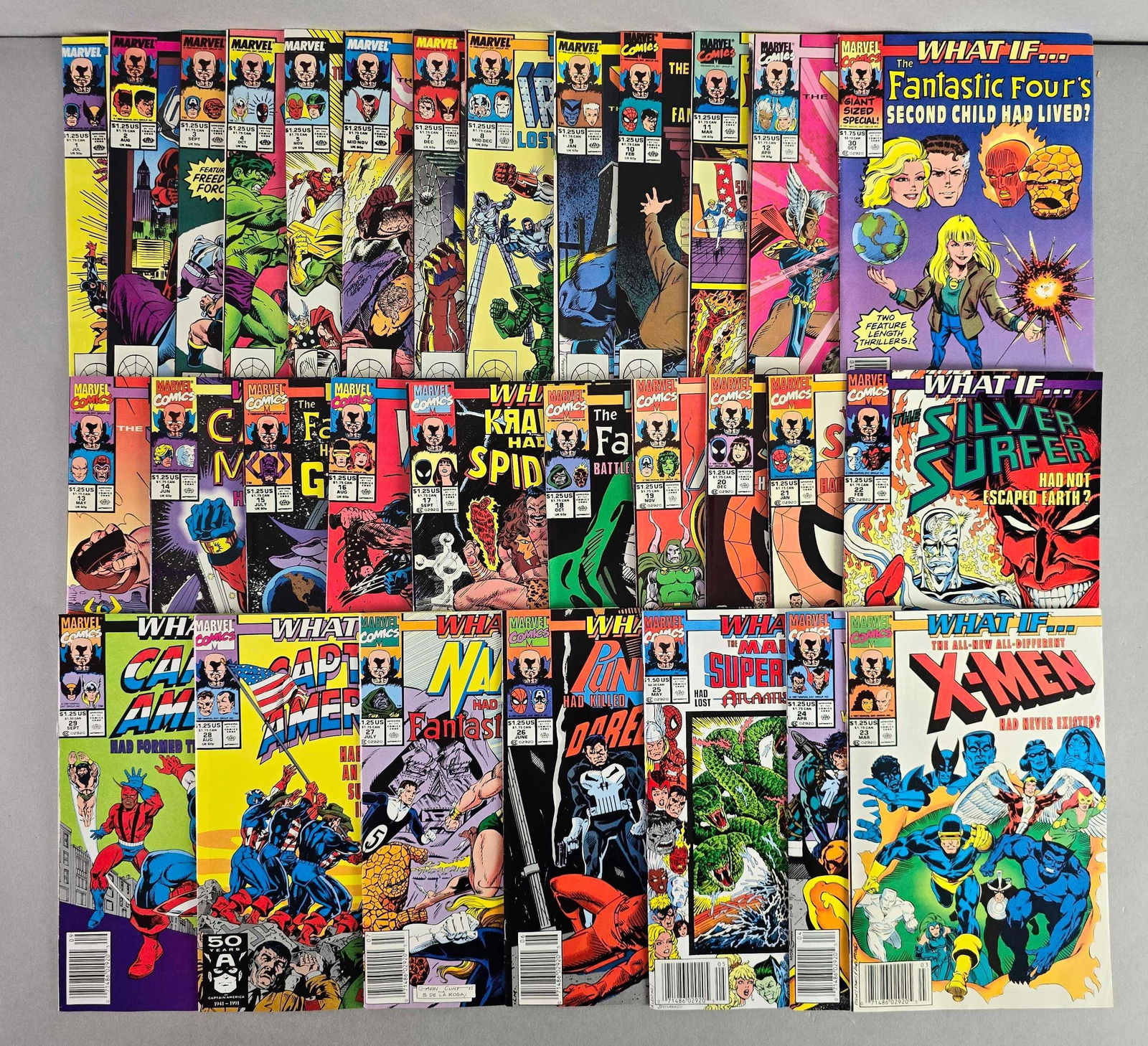 Group of 30 Marvel What If... Comic Books (1 of 3)