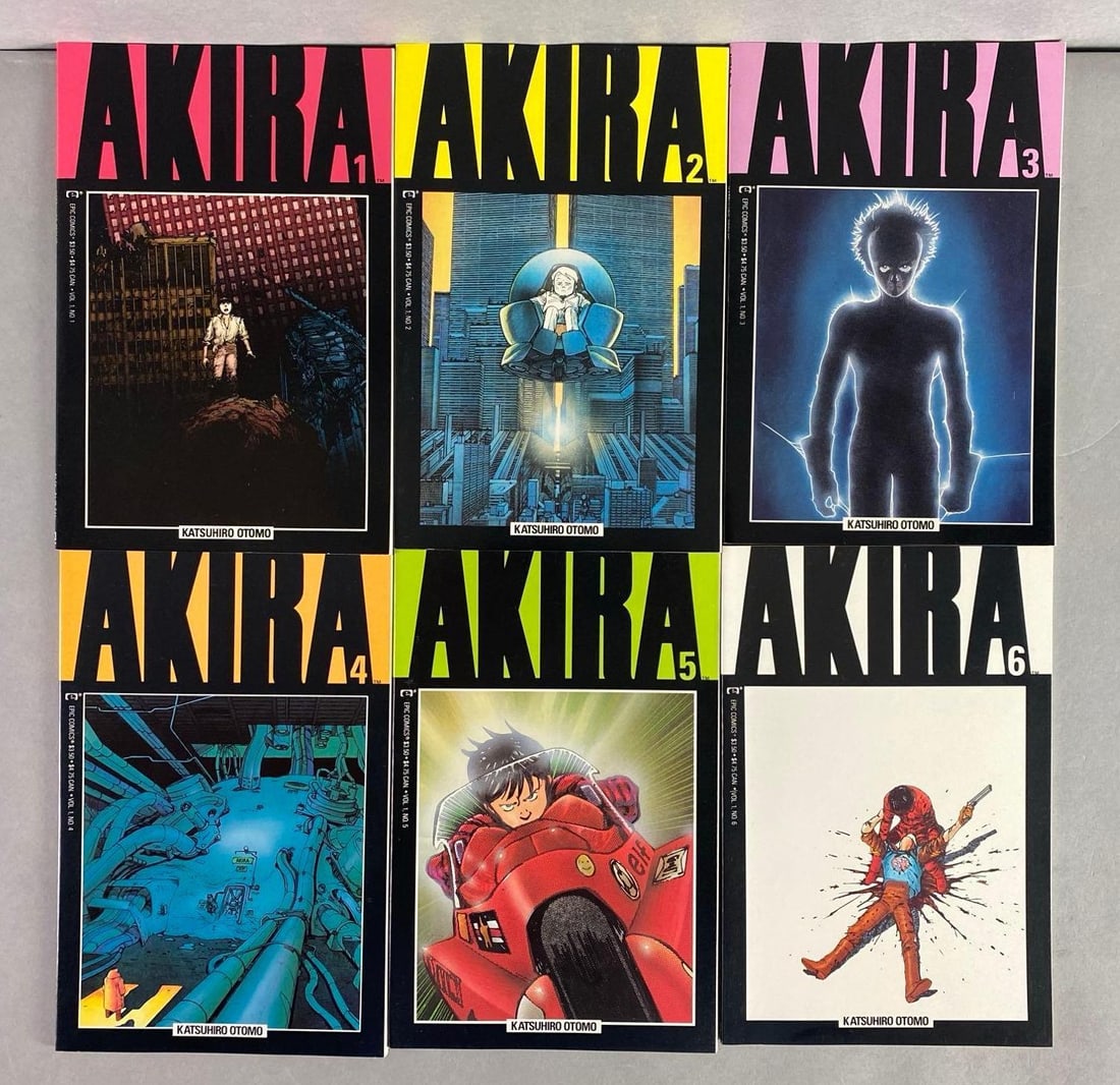 Group of 6 Epic Akira Comic Books (1 of 4)