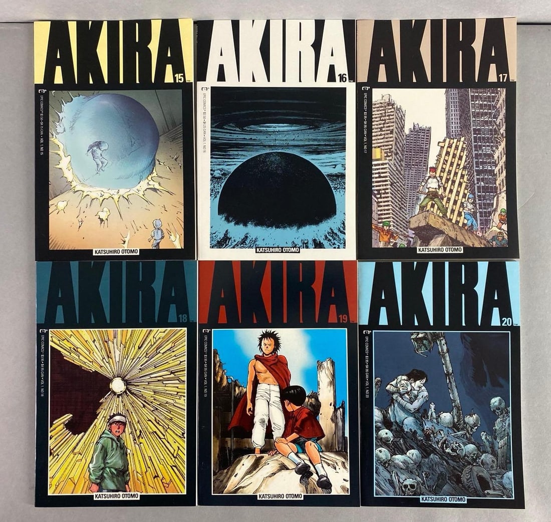 Group of 6 Epic Akira Comic Books (1 of 4)
