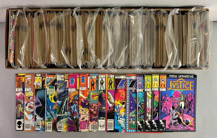 Long box of Approx 200+ Marvel / Epic Comic Books (1 of 2)