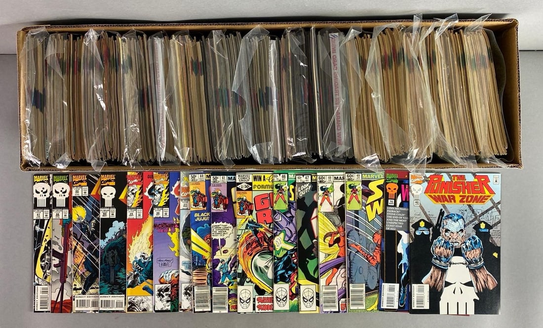 Long Box of Approx 200+ Marvel Comic Books (1 of 3)