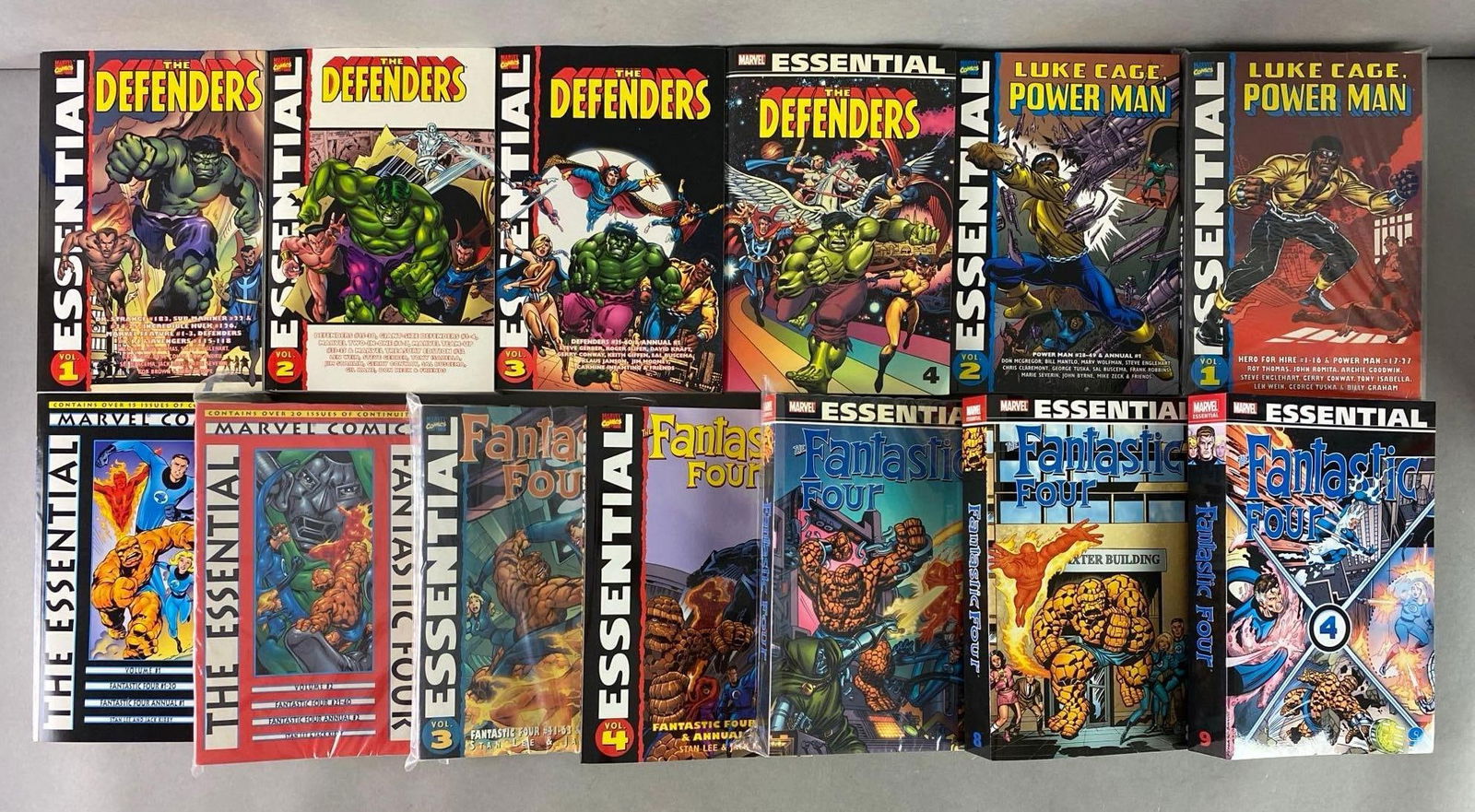 Group of 13 Marvel Comics Essential Compilations (1 of 3)