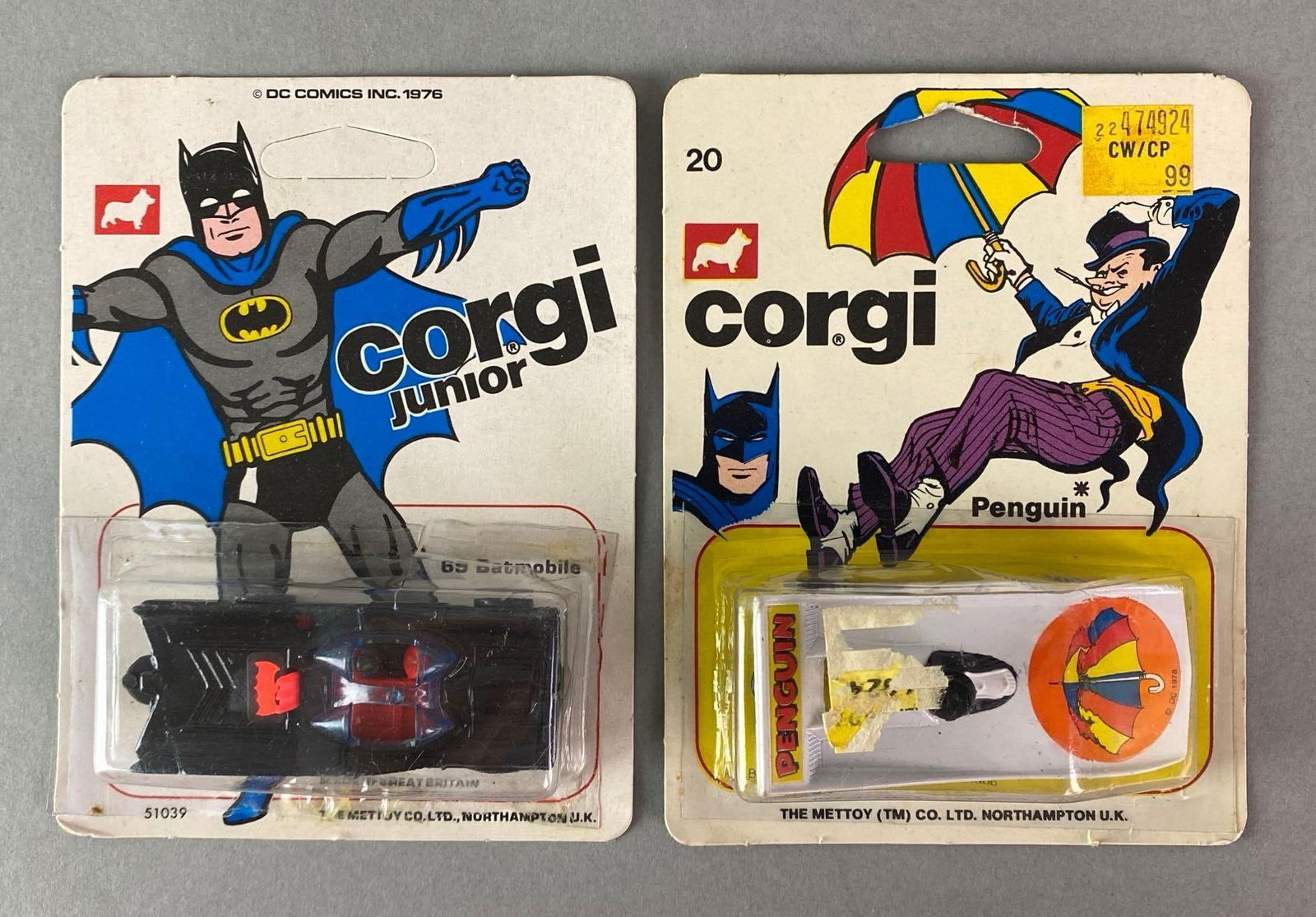 Group of 2 Corgi Die-Cast Batman Vehicles (1 of 4)