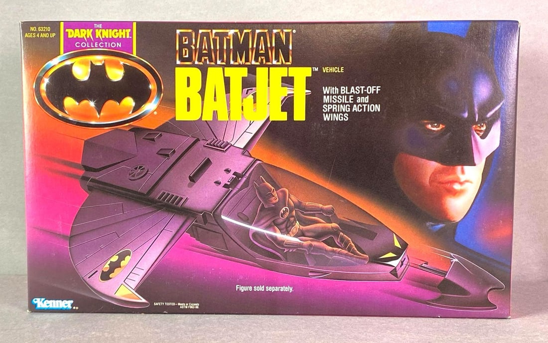 1990 Kenner Batman The Dark Knight Collection Batjet Vehicle (1 of 5)