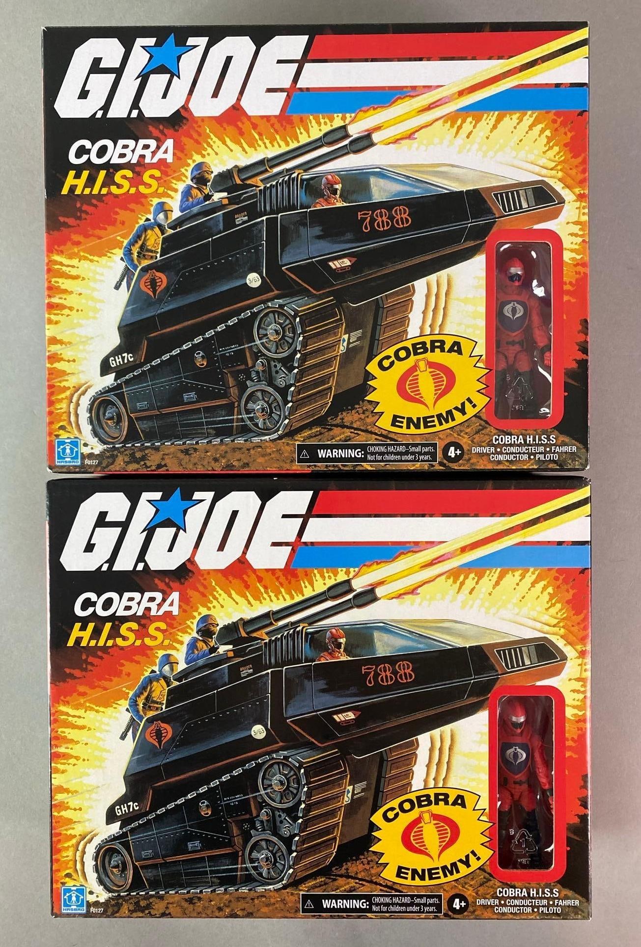 Group of 2 Hasbro G.I. Joe Cobra H.I.S.S. Vehicle Sets (1 of 4)
