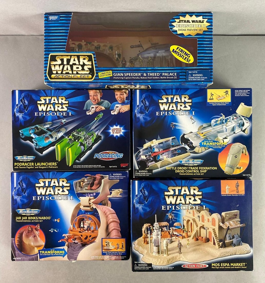 Group of 5 Galoob Star Wars Episode 1 Toys (1 of 3)