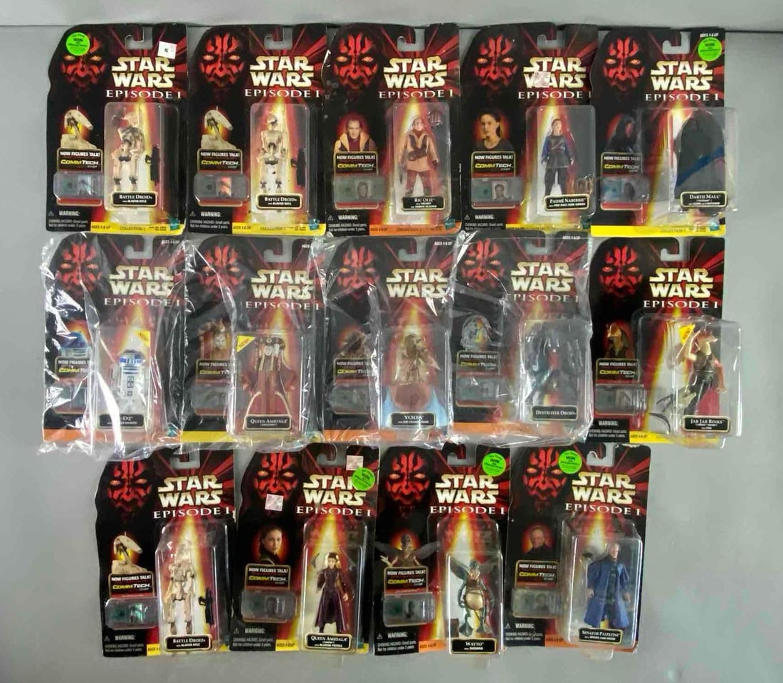 Group of 14 Hasbro Star Wars Episode 1 Action Figures (1 of 3)