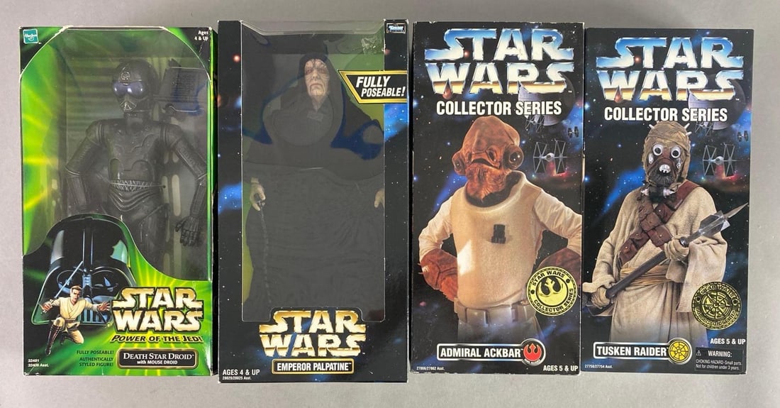 Group of 4 Star Wars Collectible Action Figures (1 of 3)