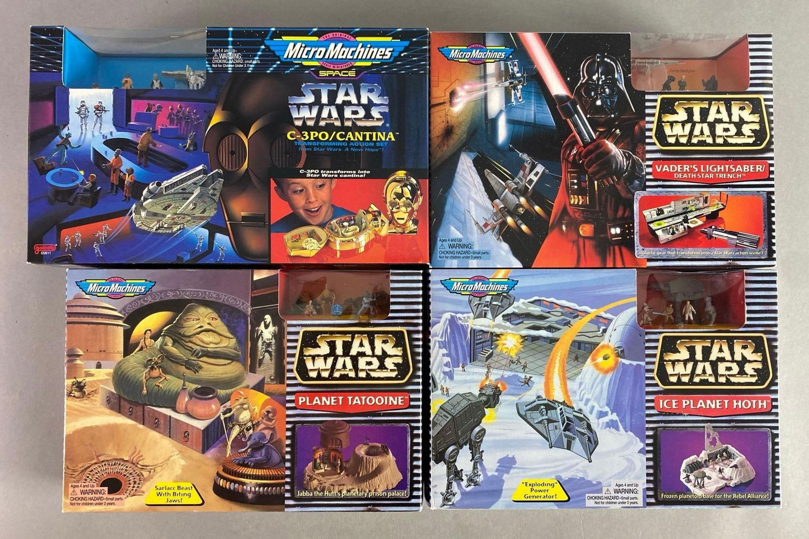 Group of 4 Micro Machines Star Wars Scene Playsets (1 of 4)