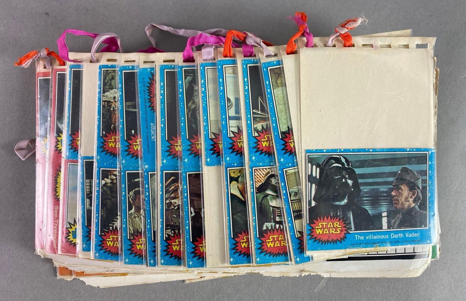 Group of 240+ 1977 Star Wars Trading Cards (1 of 6)